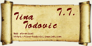 Tina Todović vizit kartica